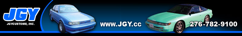 JGYCustoms, Inc. • www.jgy.cc • 276-782-9100